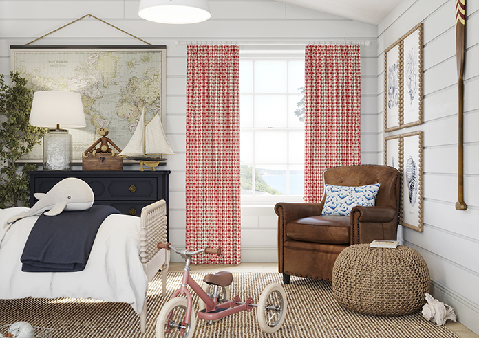 Whaley Great, Gingham Star Regatta - Made to Measure Curtains - Image 3